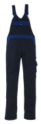 00969-430-111 Bib & Brace with kneepad pockets - navy/royal