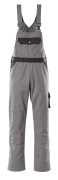 00969-430-8889 Bib & Brace with kneepad pockets - anthracite/black