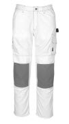 05079-010-06 Trousers with kneepad pockets - white