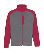 06042-137-88802 Fleece Jacket - anthracite/red