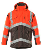 09030-025-A49 Parka Jacket - hi-vis red/dark anthracite