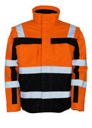 09335-880-141 Winter Jacket - hi-vis orange/navy