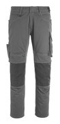 12179-203-1809 Trousers with kneepad pockets - dark anthracite/black