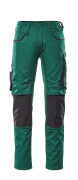 13079-230-0309 Trousers with kneepad pockets - green/black