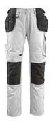 14031-203-0618 Trousers with holster pockets - white/dark anthracite