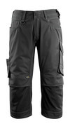14249-442-09 ¾ Length Trousers with kneepad pockets - black