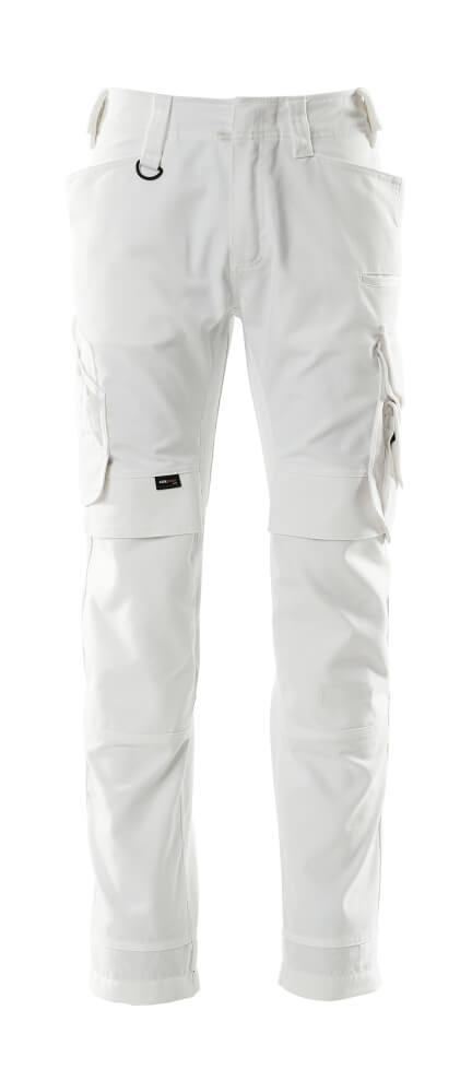 15079-010-06 Trousers with kneepad pockets - white