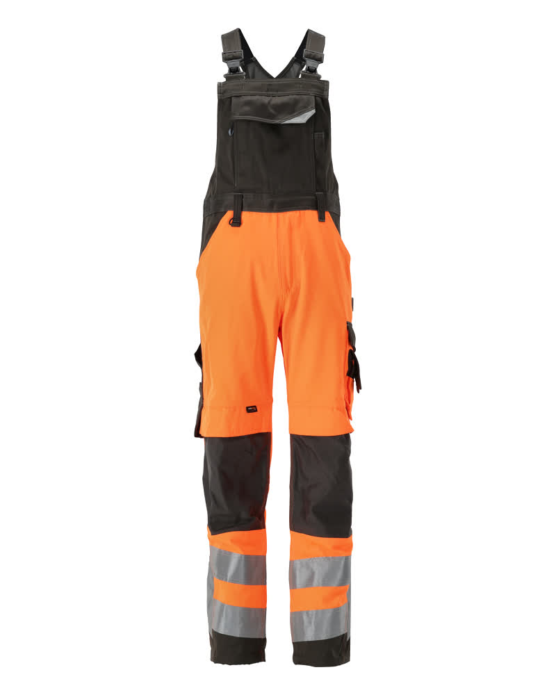 Mascot Safe Supreme Newcastle Bib & Brace with kneepad pockets, front