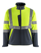 15902-253-17010 Softshell Jacket - hi-vis yellow/dark navy