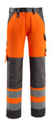 15979-948-1418 Trousers with kneepad pockets - hi-vis orange/dark anthracite