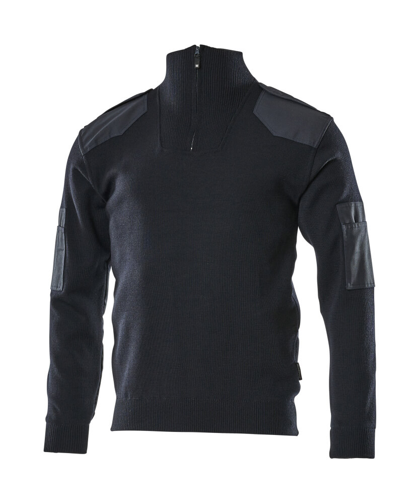 Mascot Frontline Nanterre Knitted Jumper with half zip, detail
