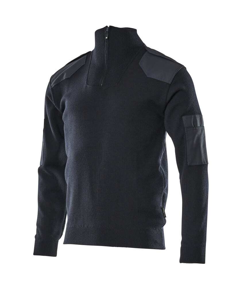 Mascot Frontline Nanterre Knitted Jumper with half zip, detail