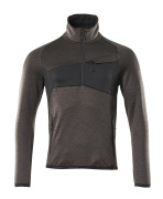 18003-316-010 Fleece jumper with half zip - dark navy
