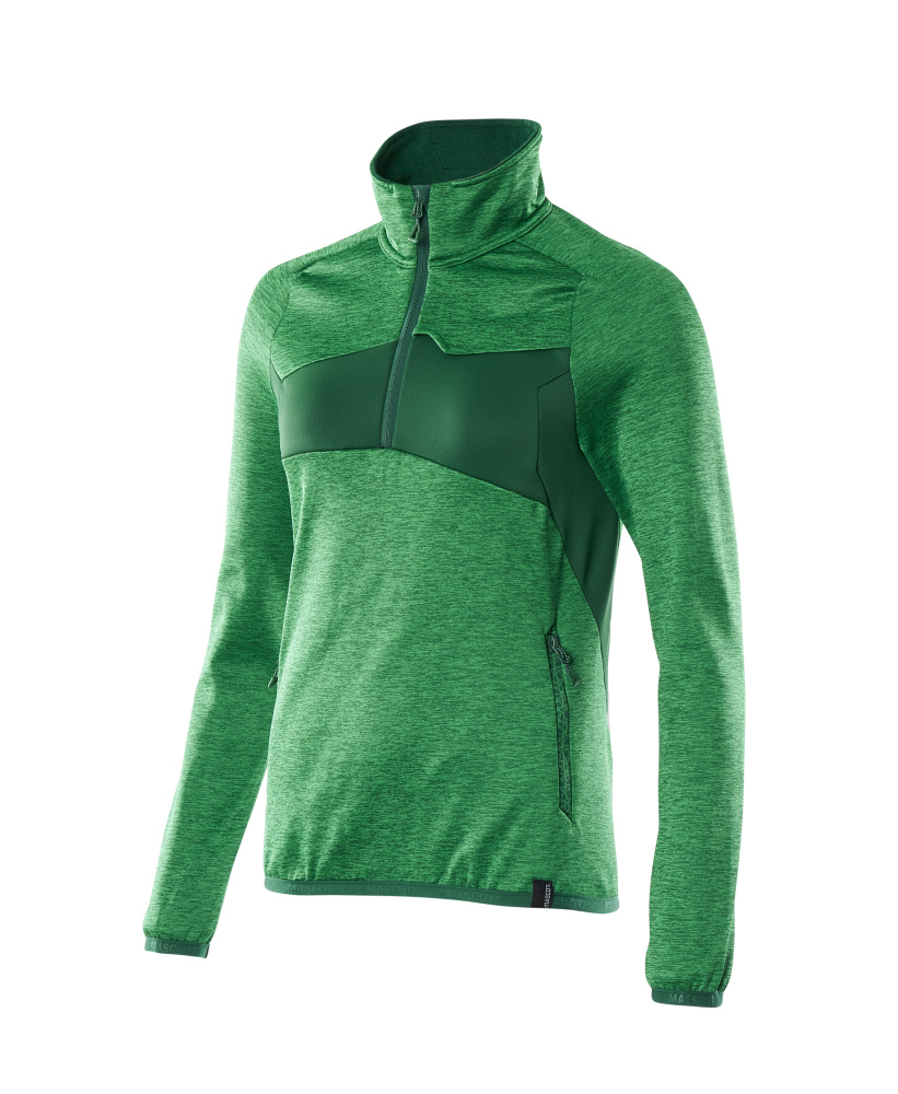 Mascot Accelerate Women's Fleece Jumper with half zip, detail