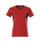 18092-801-20209 T-shirt - traffic red-flecked/black