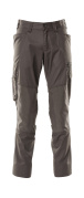 18379-230-03 Trousers with kneepad pockets - green