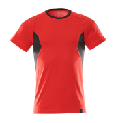 18382-959-20209 T-shirt - traffic red/black