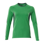 18391-959-33303 T-shirt, long-sleeved - grass green/green