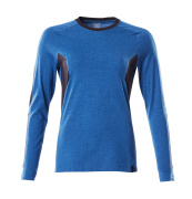 18391-959-91010 T-shirt, long-sleeved - azure blue/dark navy