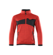 18903-316-20209 Fleece Jumper for children - traffic red/black