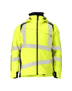 19035-449-14010 Winter Jacket - hi-vis orange/dark navy
