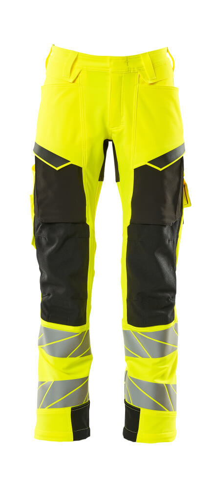 Mascot Accelerate Safe Trousers with kneepad pockets, front