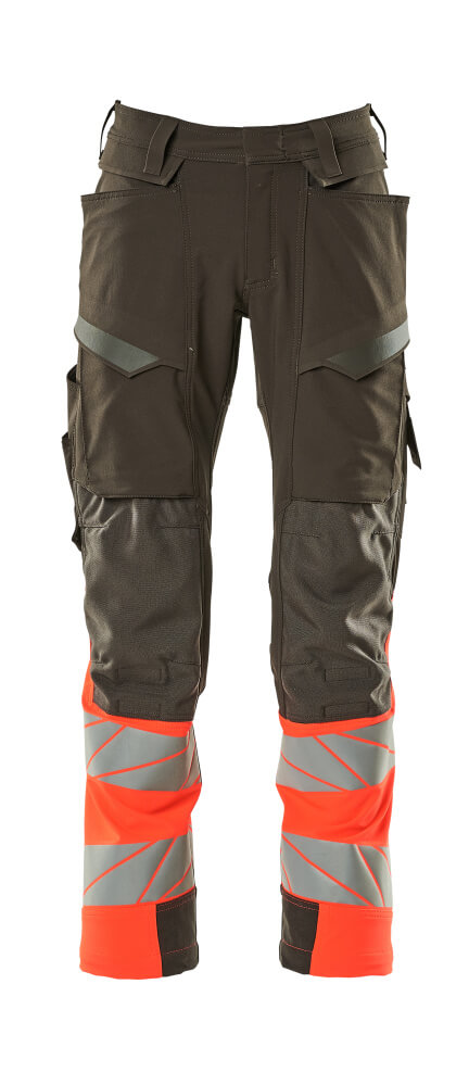 Mascot Accelerate Safe Trousers with kneepad pockets, front