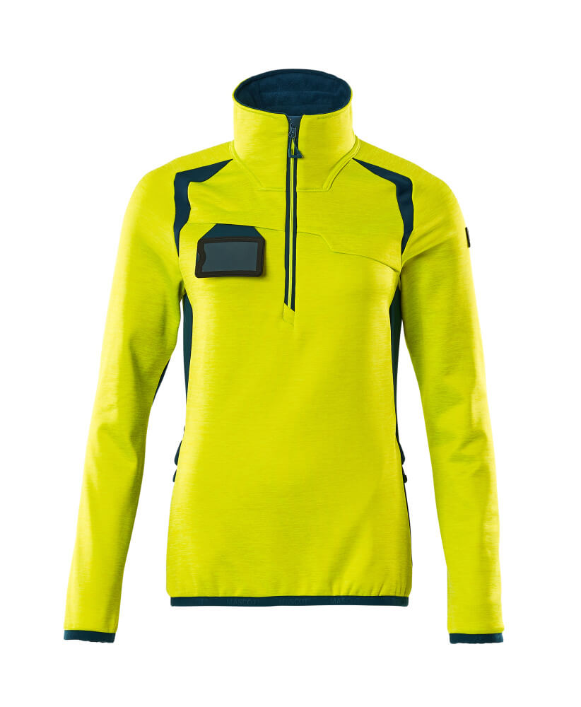 Mascot Accelerate Safe Women's Fleece Jumper with half zip, front