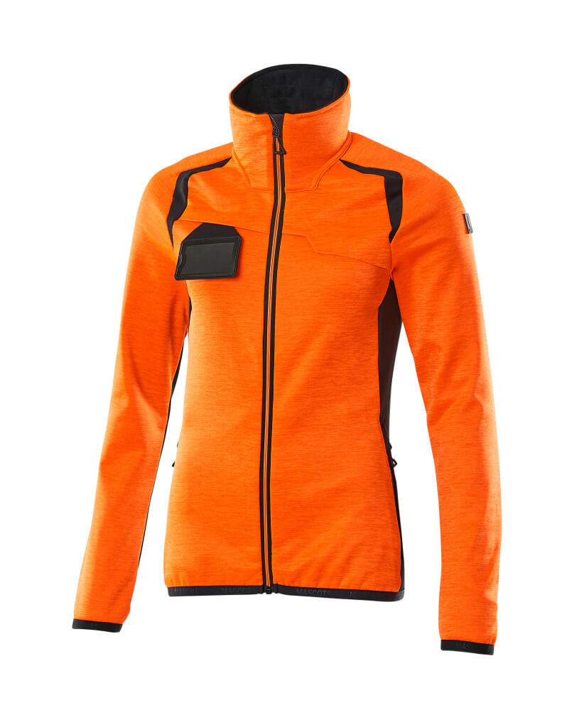 Mascot Accelerate Safe Women's Fleece Jumper with zipper, detail
