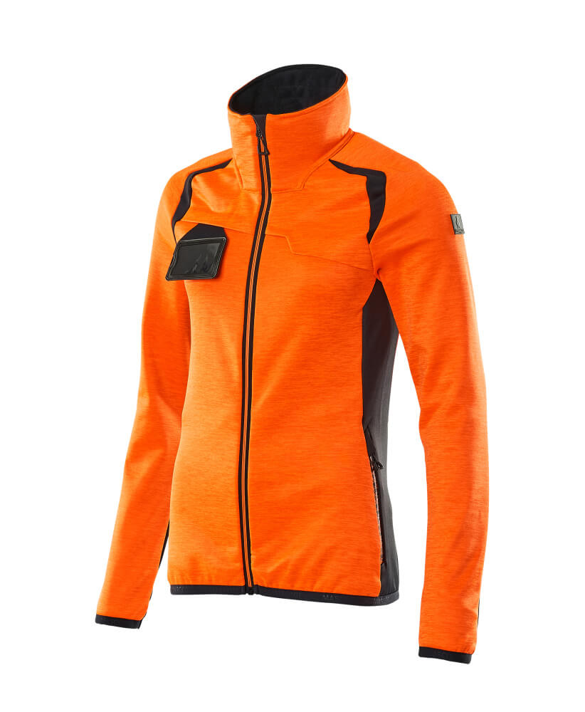 Mascot Accelerate Safe Women's Fleece Jumper with zipper, detail