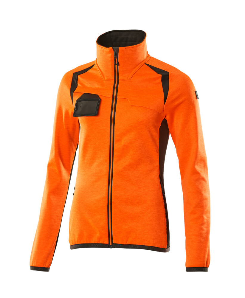 Mascot Accelerate Safe Women's Fleece Jumper with zipper, detail