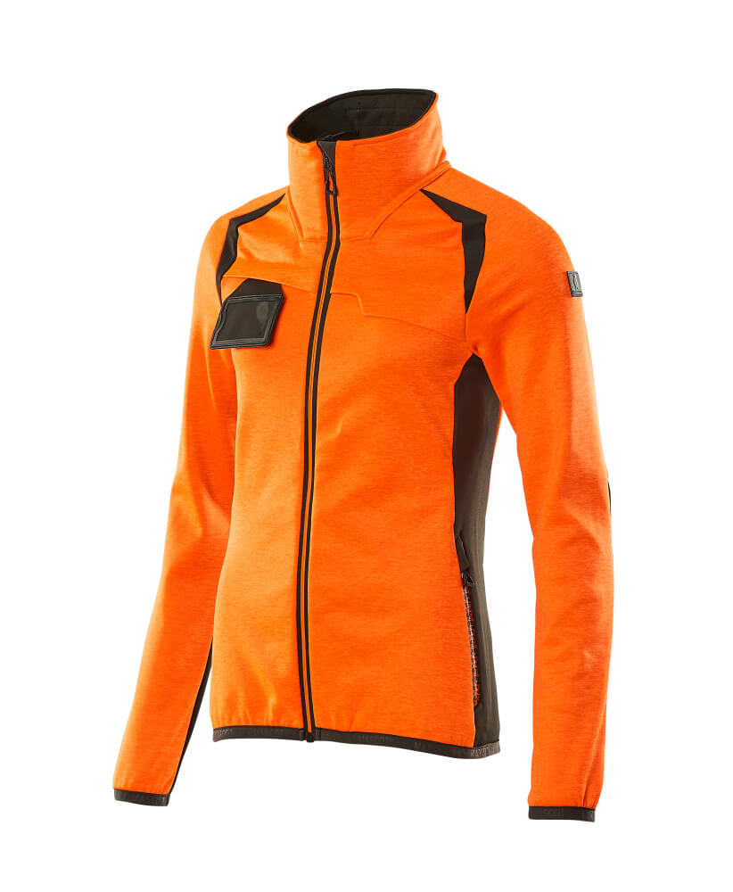 Mascot Accelerate Safe Women's Fleece Jumper with zipper, detail