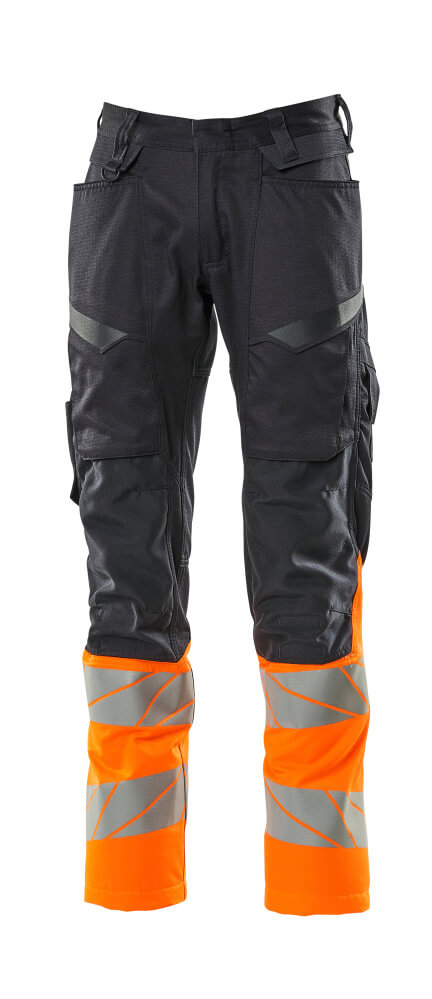 Mascot Accelerate Safe Trousers with kneepad pockets, detail