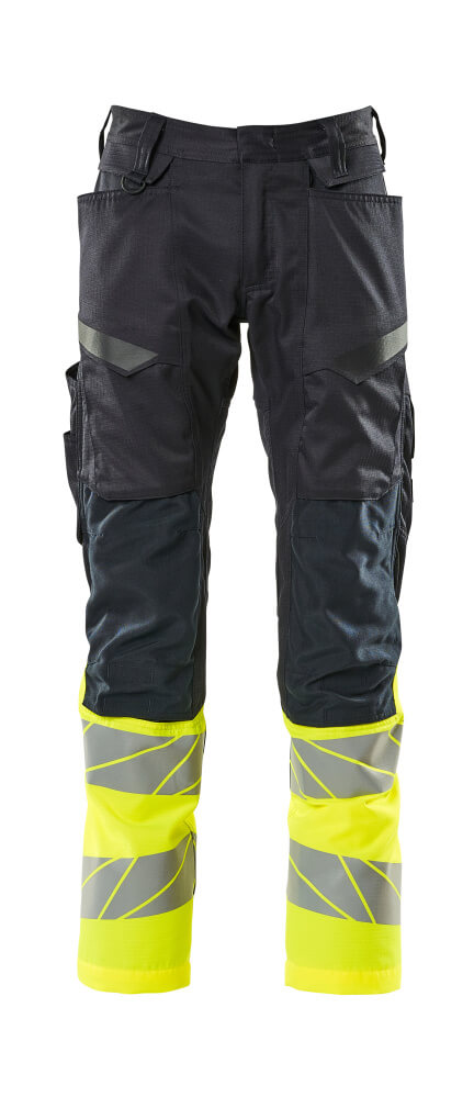 Mascot Accelerate Safe Trousers with kneepad pockets, front