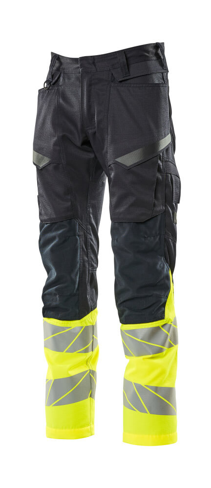 Mascot Accelerate Safe Trousers with kneepad pockets, detail