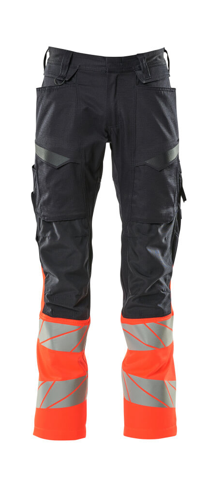 Mascot Accelerate Safe Trousers with kneepad pockets, front