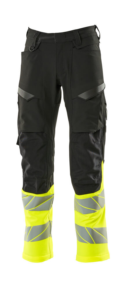 Mascot Accelerate Safe Trousers with kneepad pockets, detail