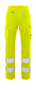 20859-236-17 Trousers with thigh pockets - hi-vis yellow