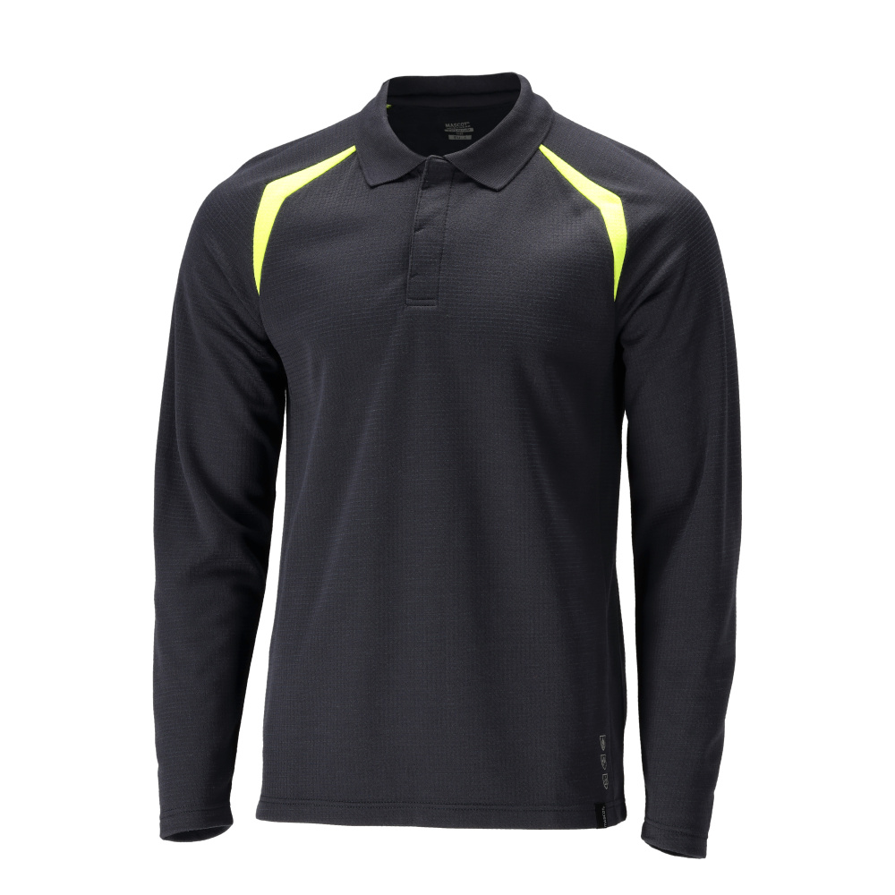 Mascot Accelerate Multisafe Polo Shirt, long-sleeved, detail