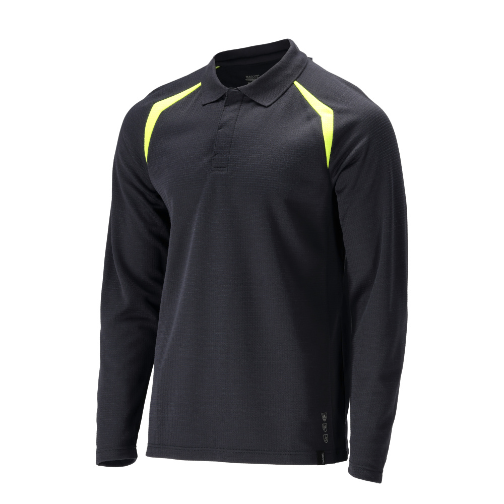 Mascot Accelerate Multisafe Polo Shirt, long-sleeved, detail