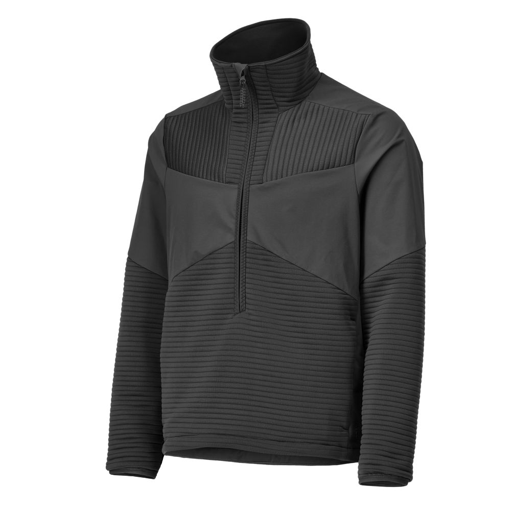 Mascot Customized Fleece Jumper with half zip and lining, detail