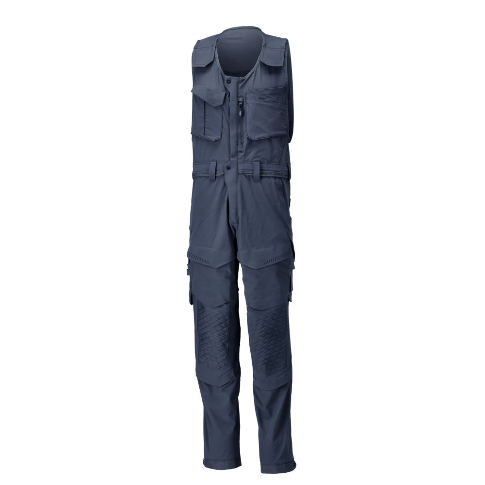 Mascot Customized Combi suit with kneepad pockets, detail
