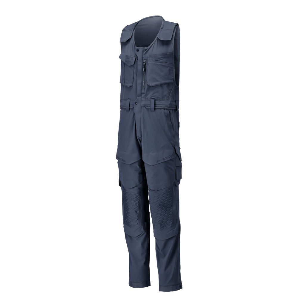 Mascot Customized Combi suit with kneepad pockets, detail