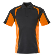 22083-771-01014 Polo shirt - dark navy/hi-vis orange