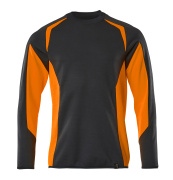 22084-781-01014 Sweatshirt - dark navy/hi-vis orange