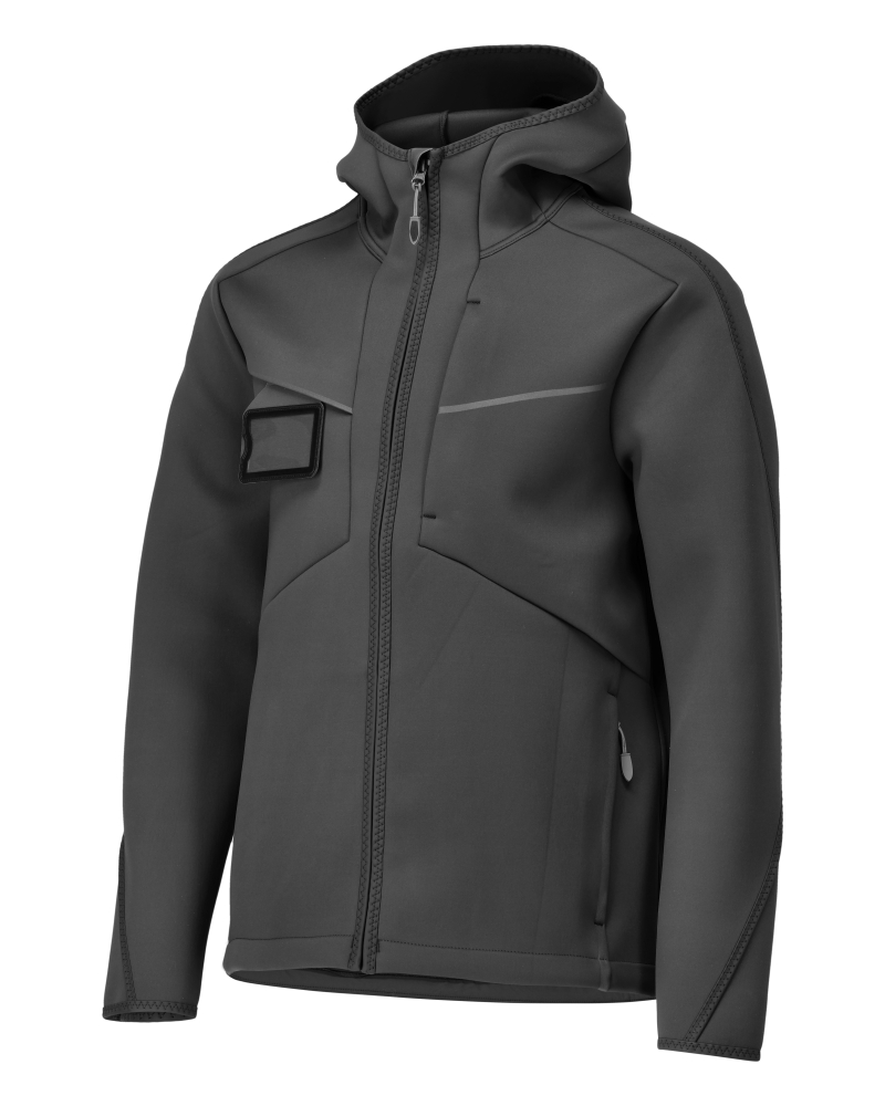 Mascot Customized Softshell jacket with hood, detail