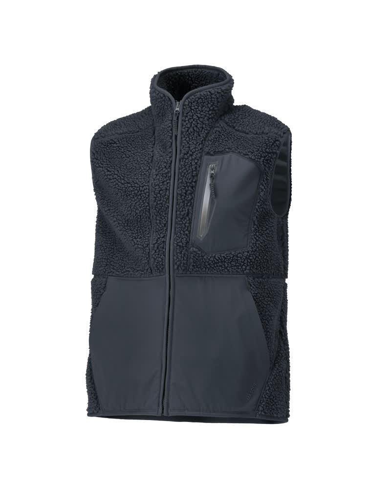 Mascot Customized Pile gilet with zipper, detail
