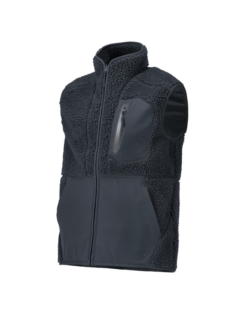 Mascot Customized Pile gilet with zipper, detail