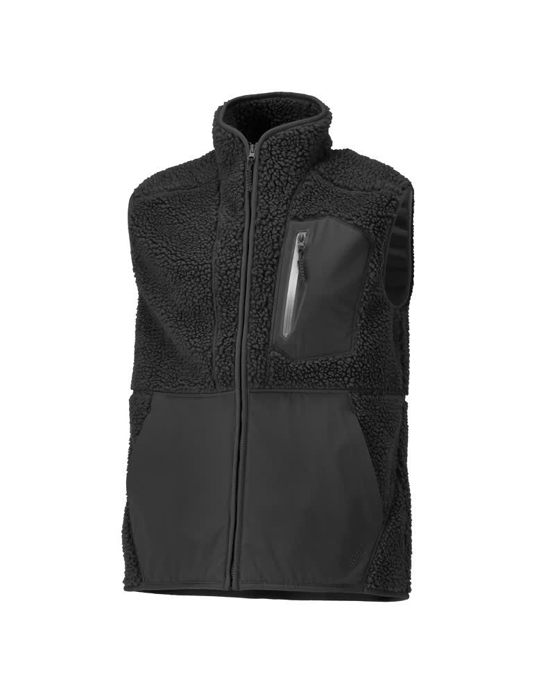 Mascot Customized Pile gilet with zipper, detail