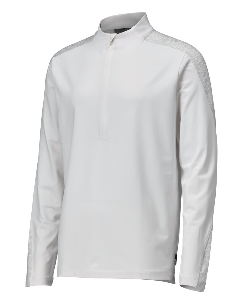 Mascot Customized T-shirt, long-sleeved, with half zip, detail